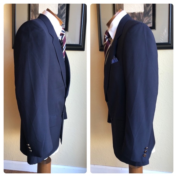 Antonio Baldan Italian Wool 2 Button Blazer Size 40R - Picture 8 of 15